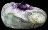 Purple Amethyst Crystal Heart Geode - Uruguay #50891-1